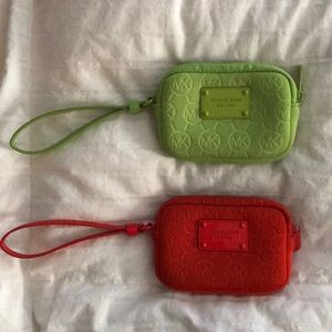 Lot of 2 Michael Kors wristlets